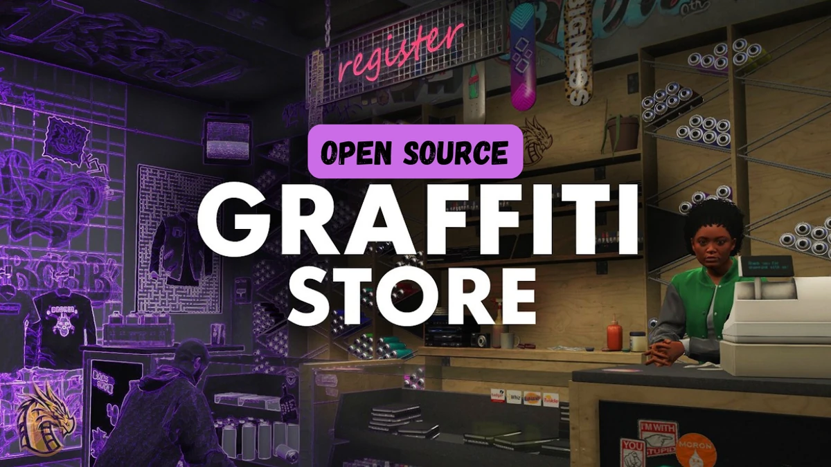 Graffiti Store MLO FiveM | Open Source